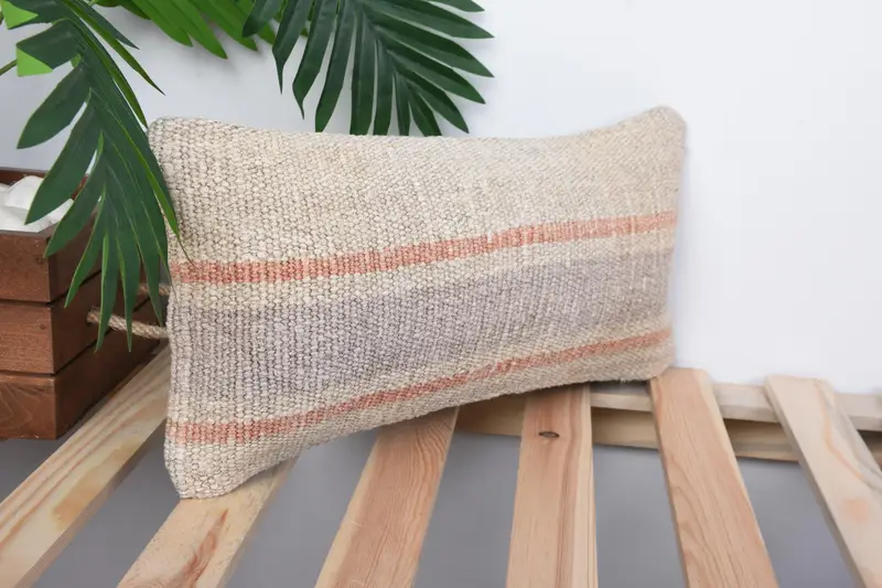 Pillow for Couch, 8x16 Beige Pillow Case, Cushion, Boho Pillow, Boho Pillow Sham Cover, Personalized Gift Pillow Pillow Cover - 4