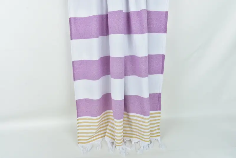 Soft towel, Decorative Towel, Bridal Shower Favor, Sand-free towel, Absorbent Turkish towel, 68x36 Cotton Striped Terry Towel, Turkish Towel Bulk - 8