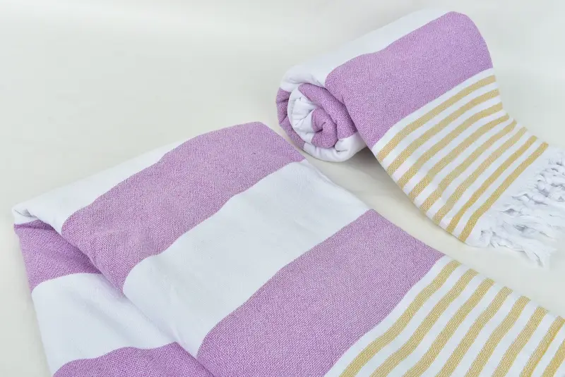 Soft towel, Decorative Towel, Bridal Shower Favor, Sand-free towel, Absorbent Turkish towel, 68x36 Cotton Striped Terry Towel, Turkish Towel Bulk - 7