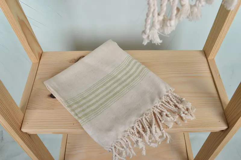 Monogram Turkish Bath Towel, Bridesmaid Gifts, Wedding Gift, Bridesmaid Proposal Gift, Personalized Kitchen Towel, 36x18 Linen Striped Towel - 5