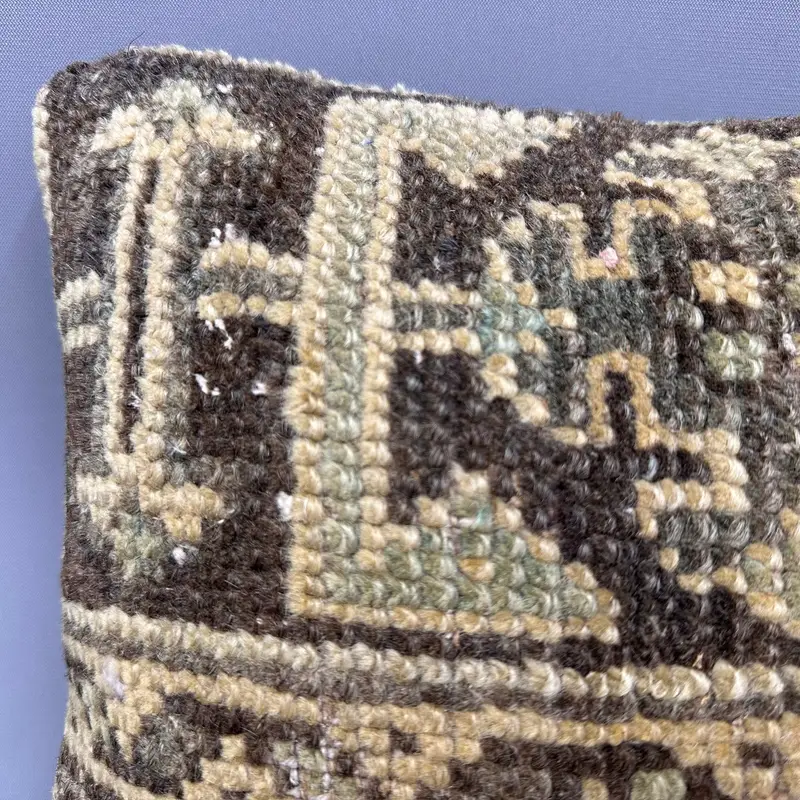 Pillow Case, Customized Cushion Case, Home Decor Pillow, Kilim Pillow, Pillow for Sofa, 12x12 Yellow Pillow, Art Deco Pillow Sham - 5