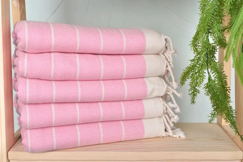 Gym Towel, Luxury Turkish Bath Towel, Peshtemal Towel, 70x40 Cotton Herringbone Towel, Bath towel, Valentines Day Gift For Him, Sand-resistant towel - 2