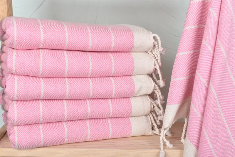 Gym Towel, Luxury Turkish Bath Towel, Peshtemal Towel, 70x40 Cotton Herringbone Towel, Bath towel, Valentines Day Gift For Him, Sand-resistant towel - 1