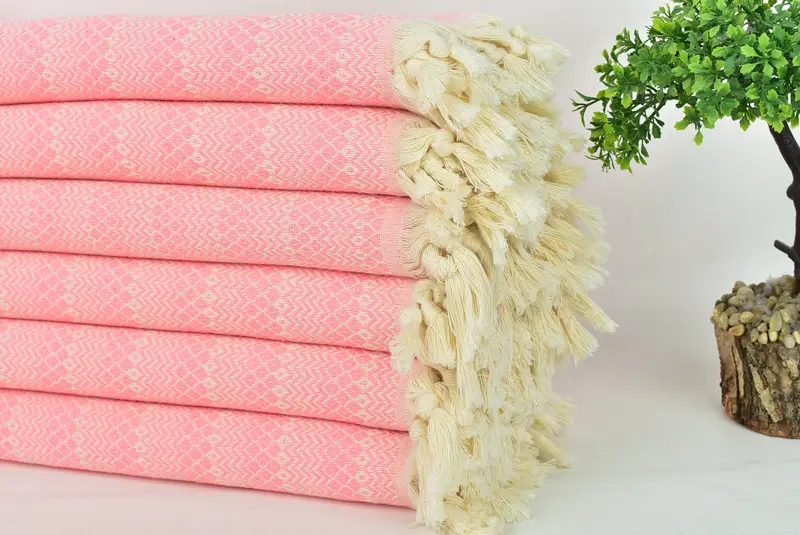 Turkish bath towel, Organic Cotton Towel, Monogram Towels, Bridesmaid Towel, Customized Towels, Luxury towel, Thin towel, 70x38 Cotton Diamond Towel - 3