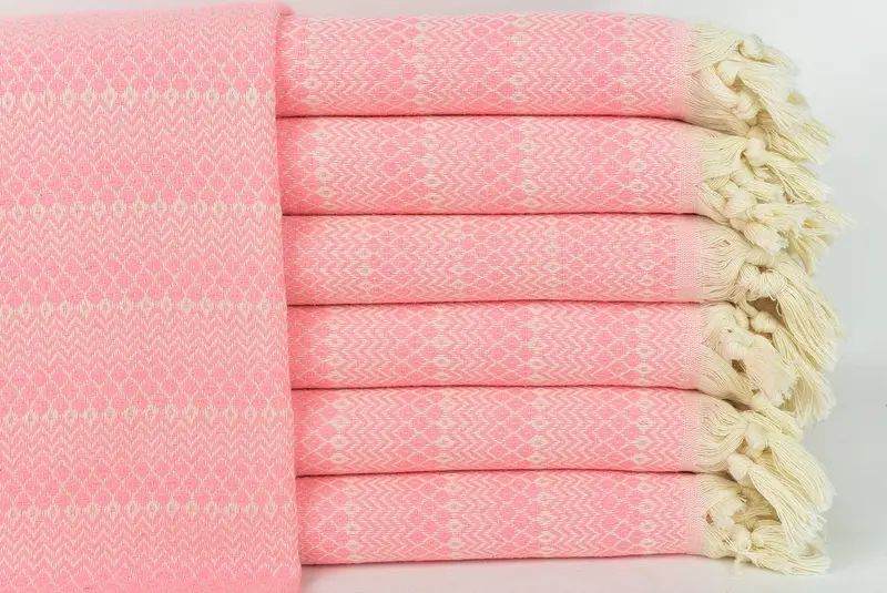 Turkish bath towel, Organic Cotton Towel, Monogram Towels, Bridesmaid Towel, Customized Towels, Luxury towel, Thin towel, 70x38 Cotton Diamond Towel - 1