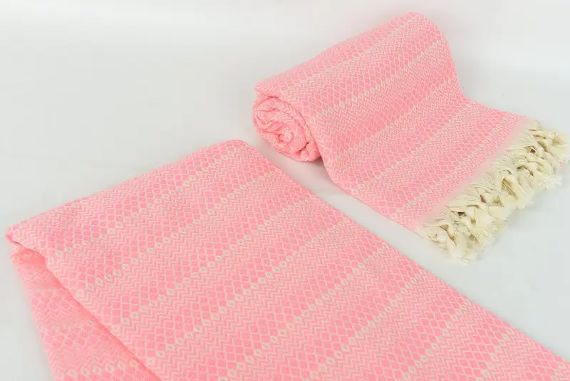 Turkish bath towel, Organic Cotton Towel, Monogram Towels, Bridesmaid Towel, Customized Towels, Luxury towel, Thin towel, 70x38 Cotton Diamond Towel - 7