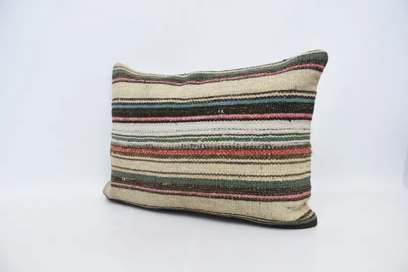 20x28 Beige Cushion Cover, Tribal Cushion Case, Home Decor Pillow, Turkish Kilim Pillow, Pillow, Customized Cushion Case, Antique Pillows - 4