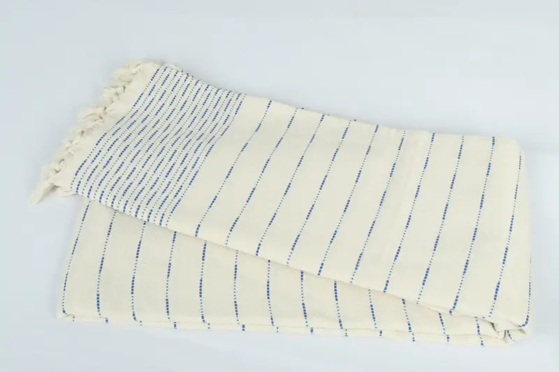 98x92 Cotton Striped Design Towel, Boho Throw Blankets, Valentines Day Gift, Woven Throw Blanket, Best Wedding Gift, Custom Blanket, Organic Throw - 6