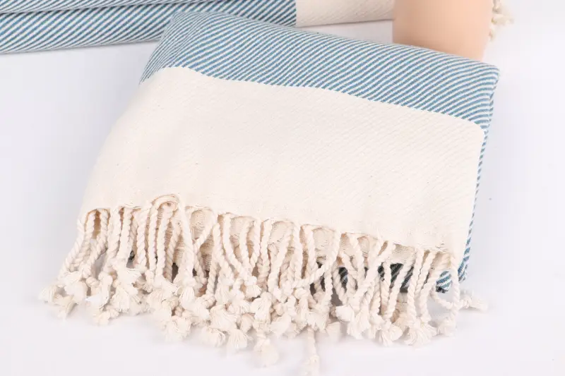 70x40 Cotton Striped Towel, Housewarming Gift, Beach Towel Bulk, Beach Size Towel, Custom Wedding Gifts, Embroidery Towels, Beach Theme Wedding Gift - 5