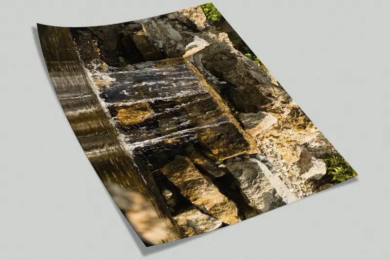 Paper Wall Art, Custom Wall Paper, Wall Paper Peel and Stick, Waterfall Landscape Wall Mural, Nature Landscape Wall Paper, - 8