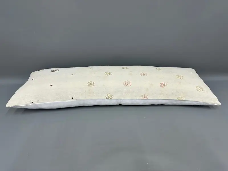 Boho Pillow Sham Cover, 16x48 Beige Pillow Case, Turkish Rugs Cushion Case, Cushion Case, Turkish Pillow, Interior Designer Pillow - 7