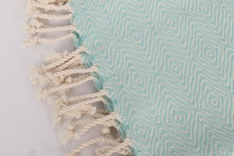 Small Bath Towels, Turkish Tea Towel, Bachelorette Favor, 36x18 Cotton Zigzag Diamond Towel, Bridesmaid Towel, Personalized Gift, Embroidery Towel - 7