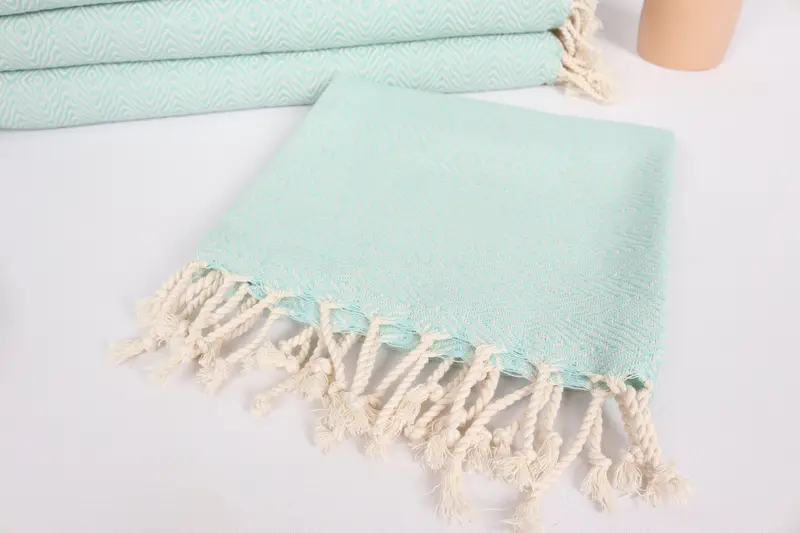 Small Bath Towels, Turkish Tea Towel, Bachelorette Favor, 36x18 Cotton Zigzag Diamond Towel, Bridesmaid Towel, Personalized Gift, Embroidery Towel - 5