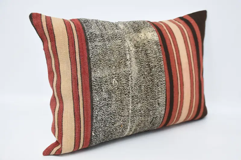 Accent Throw Pillow, Sofa Pillow, Pillow for Sofa, Cushion, Handmade Pillow Case, Home Decor Pillow, Boho Pillow Sham Cover, 20x28 Red Pillow Case - 3