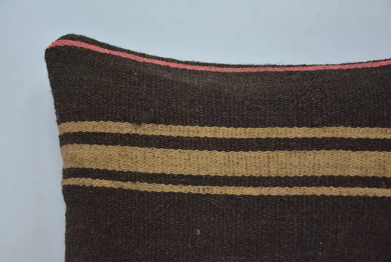 Interior Designer Pillow, Pillow Sham, Handmade Throw Pillow, Wholesale Pillow Case, 14x14 Brown Cushion, Handmade Kilim Cushion, Pillow for Sofa - 2
