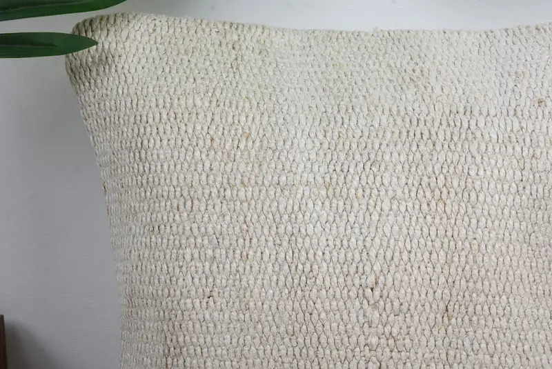 Kilim Pillow Cover, Yoga Cushion Case, 12x12 White Cushion Case, Decorative Throw Pillow Sham, Vintage Kilim Pillow, Vintage Pillow, Cushion Case - 2