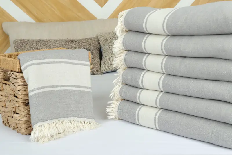 Wedding Favors, Bohemian Bedspread, Woven Throw Blanket, Halloween Blanket, 70x60 Cotton Striped Towel, Throw Blanket Couch, Turkish Towel Blanket - 4