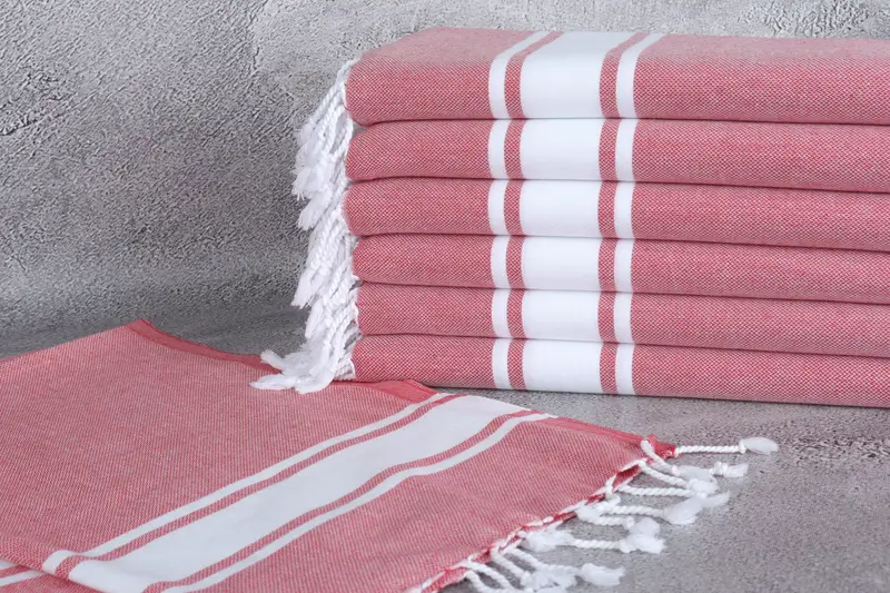 Personalized Kitchen Towel, Summer Towel, Personalized Gift For Him, Turkish Hand Towel, 36x24 Cotton Striped Towel, Monogram Kitchen Towel - 2