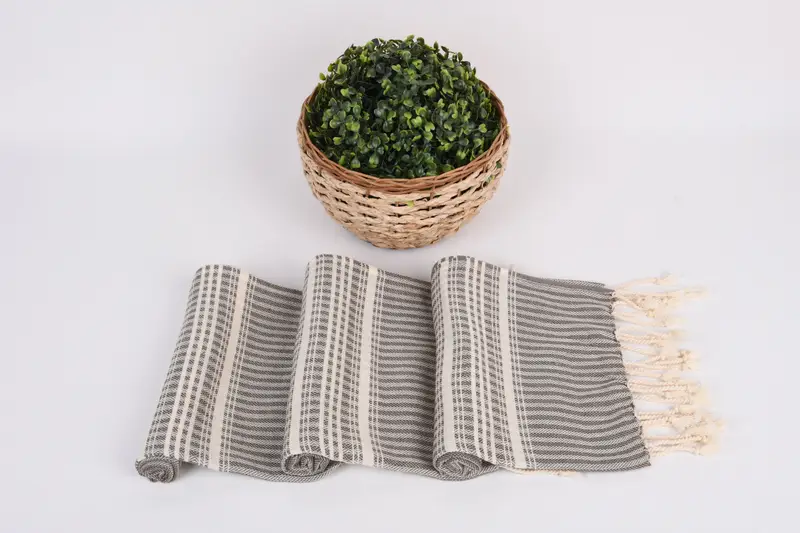Custom Gifts, 40x18 Cotton Striped Towel, Gifts For Him, Home Decor Gifts, Personalized Gift, Turkish Tea Towel, Wedding Favors, Gym Towel - 8