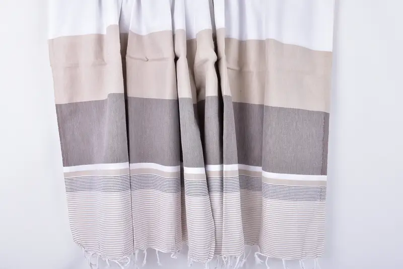 Grandma Gift, 68x40 Cotton Striped Towel, Sand-resistant Turkish towel for travel, Bridal Shower Favors, Large Turkish Towel, Custom Beach Towel - 8