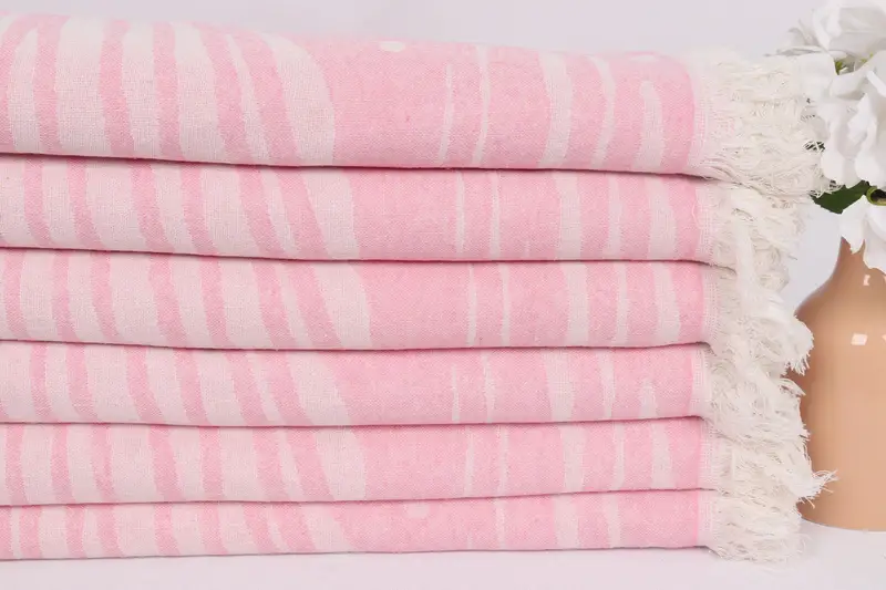 Pool Towels, 70x40 Cotton Floral Design Towel, Best Friend Christmas Gift, Best Beach Towel, Wedding Gift, Absorbent Turkish towel, Decorative Towel - 4