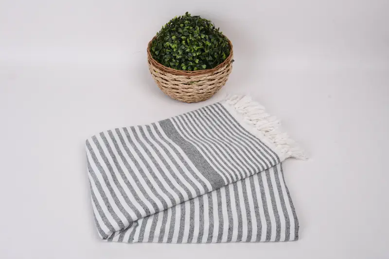Soft towel, 68x40 Cotton Striped Terry Towel, Bridal Gifts, Turkish Bath Towel Set, Bridal Shower Favors, Wedding Gifts Towel, Girls Weekend Favors - 4