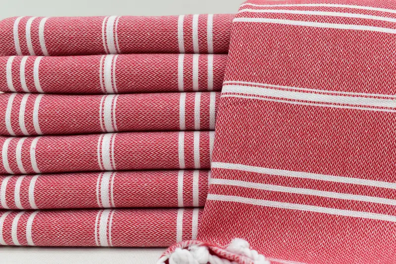 Bridal Shower Gift, Custom Hand Towel, Guest Towel, Turkish Tea Towel, Boyfriend Christmas Gift, 40x24 Cotton Striped Towel, Personalized Hand Towel - 1