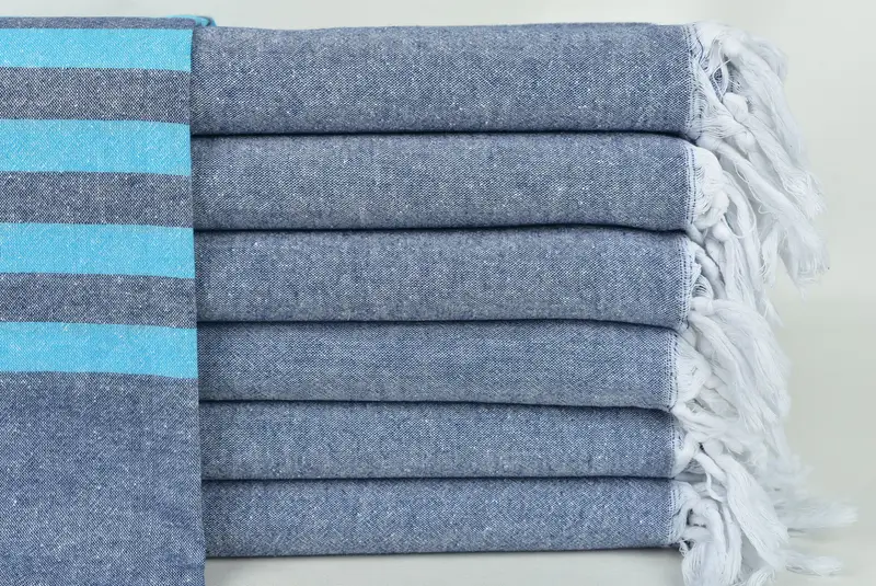 Absorbent Turkish towel, Organic Turkish towel, Christmas Favors, 70x36 Cotton Striped Towel, Turkish bath towel for spa, Turkish Towel Beach - 1