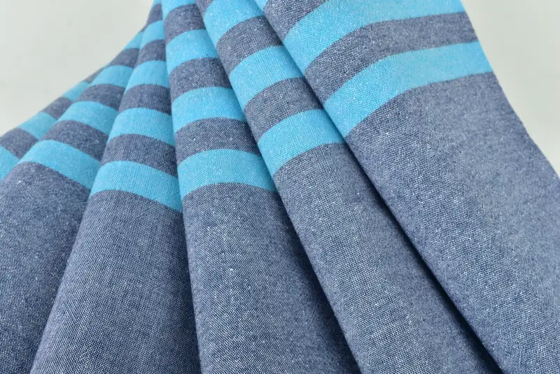 Absorbent Turkish towel, Organic Turkish towel, Christmas Favors, 70x36 Cotton Striped Towel, Turkish bath towel for spa, Turkish Towel Beach - 5