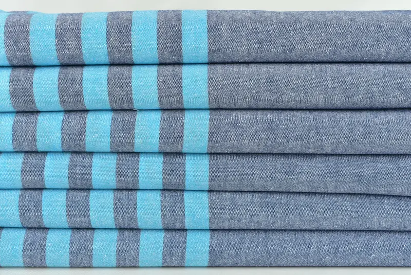 Absorbent Turkish towel, Organic Turkish towel, Christmas Favors, 70x36 Cotton Striped Towel, Turkish bath towel for spa, Turkish Towel Beach - 2