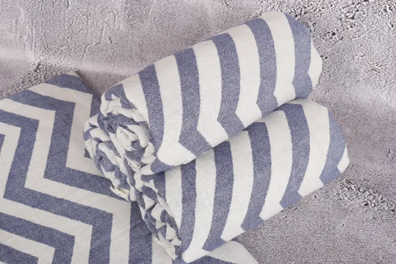 Bathroom Towel, Best Beach Towel, Personalized Gift, Gym Towel, 70x40 Cotton Zigzag Design Towel, Monogrammed Turkish Towel, Turkish Towel Beach - 7
