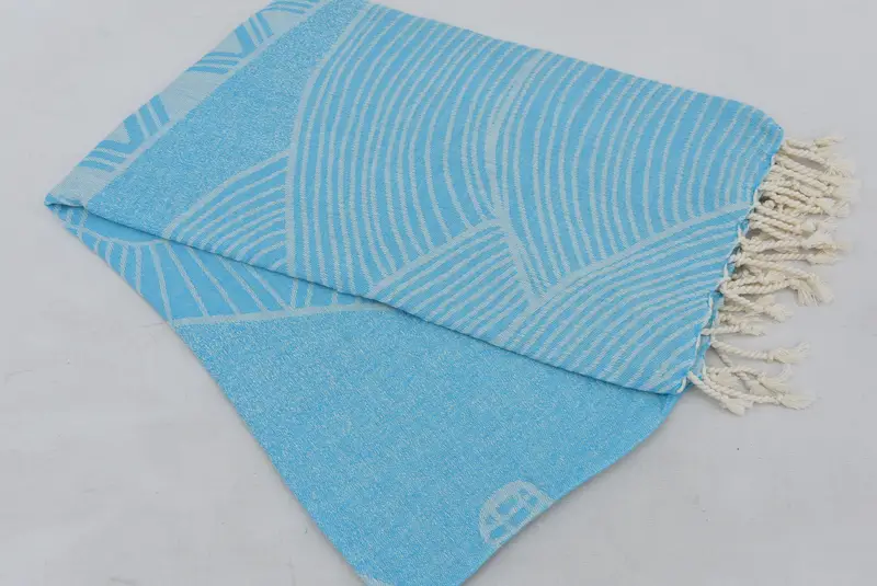 Wedding Shower Gift, Quick-dry peshtemal, 68x40 Cotton Striped Design Towel, Custom Wedding Gifts, Peshtemal Towel, Turkish Towel Monogram - 5