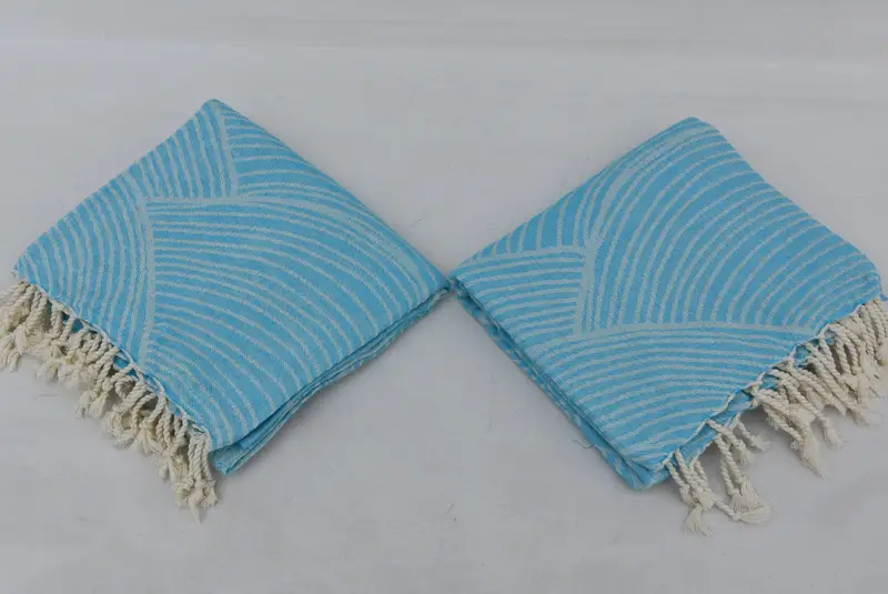 Wedding Shower Gift, Quick-dry peshtemal, 68x40 Cotton Striped Design Towel, Custom Wedding Gifts, Peshtemal Towel, Turkish Towel Monogram - 7