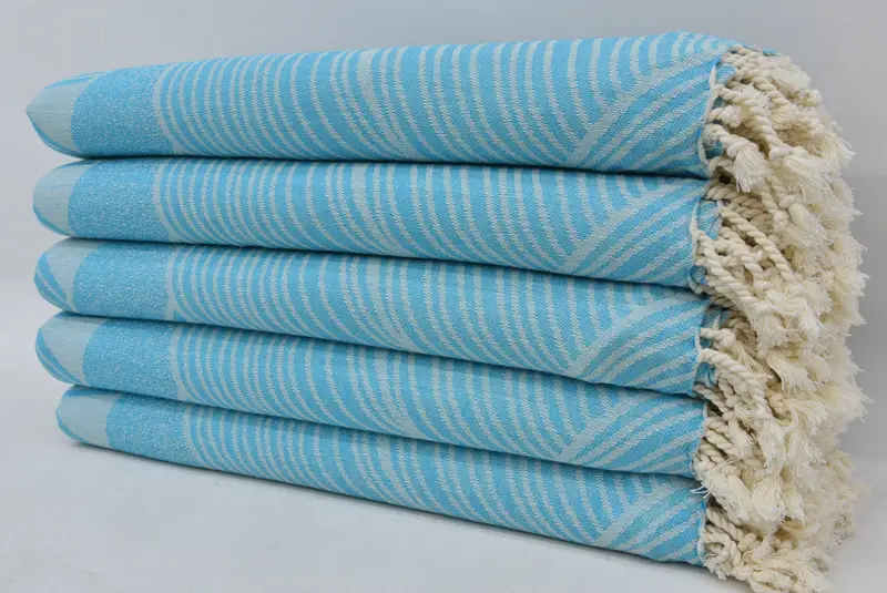 Wedding Shower Gift, Quick-dry peshtemal, 68x40 Cotton Striped Design Towel, Custom Wedding Gifts, Peshtemal Towel, Turkish Towel Monogram - 2