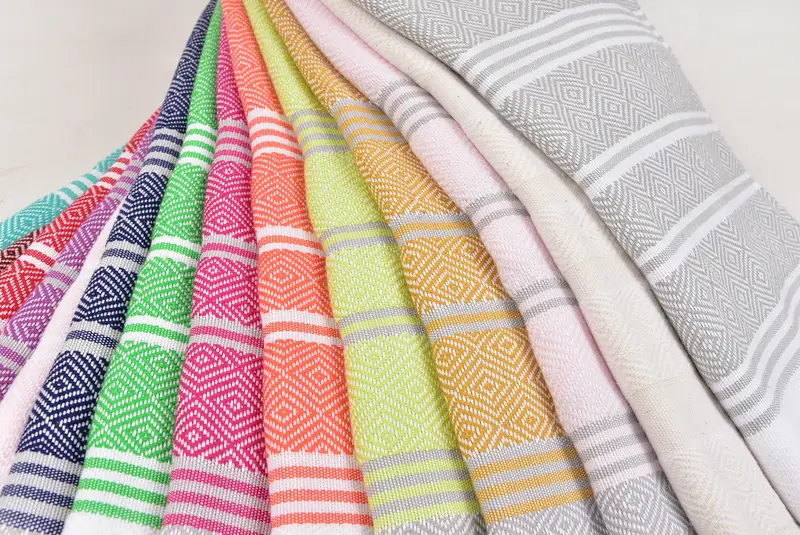 Wedding Gift, 40x18 Cotton Diamond Towel, Personalized Dish Towel, Best Friend Wedding Gift, Gift For Coworker, Spa Towel, Monogram Kitchen Towel - 5