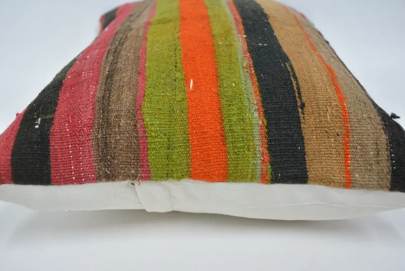 16x24 Red Cushion Case, Kilim Rug Pillow Cover, Pillow for Couch, Interior Designer Pillow, Floor Pillow, Pillow Sham, Ethnical Kilim Rug Pillow - 5
