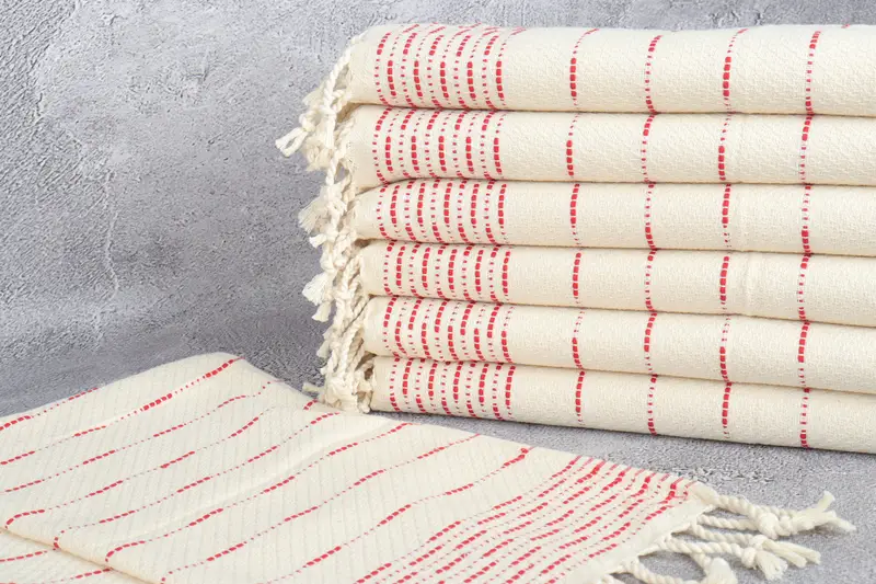 Turkish Hand Towel, Custom Hand Towel, Bathroom Towels, Bachelor Bachelorette Party Favors, Girl Trip Party Favor, 36x18 Cotton Striped Design Towel - 2
