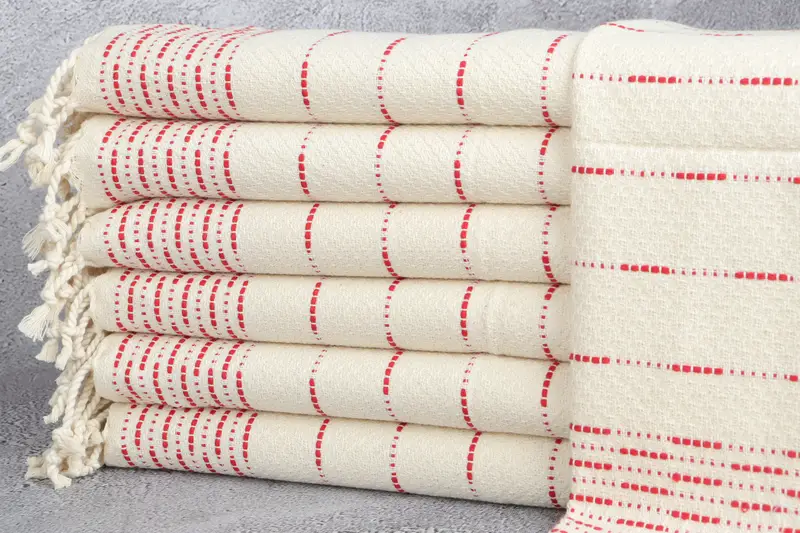 Turkish Hand Towel, Custom Hand Towel, Bathroom Towels, Bachelor Bachelorette Party Favors, Girl Trip Party Favor, 36x18 Cotton Striped Design Towel - 1