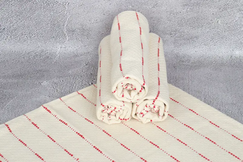 Turkish Hand Towel, Custom Hand Towel, Bathroom Towels, Bachelor Bachelorette Party Favors, Girl Trip Party Favor, 36x18 Cotton Striped Design Towel - 7