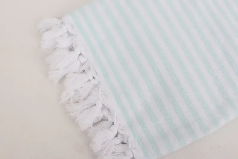 Personalized Gift, Beach Towel Bulk, Beach towel, Christmas Favors, 70x36 Linen Terry Striped Towel, Handmade Turkish Towel, Spa Towel, Travel Towel - 7