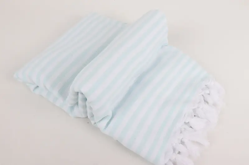 Personalized Gift, Beach Towel Bulk, Beach towel, Christmas Favors, 70x36 Linen Terry Striped Towel, Handmade Turkish Towel, Spa Towel, Travel Towel - 6