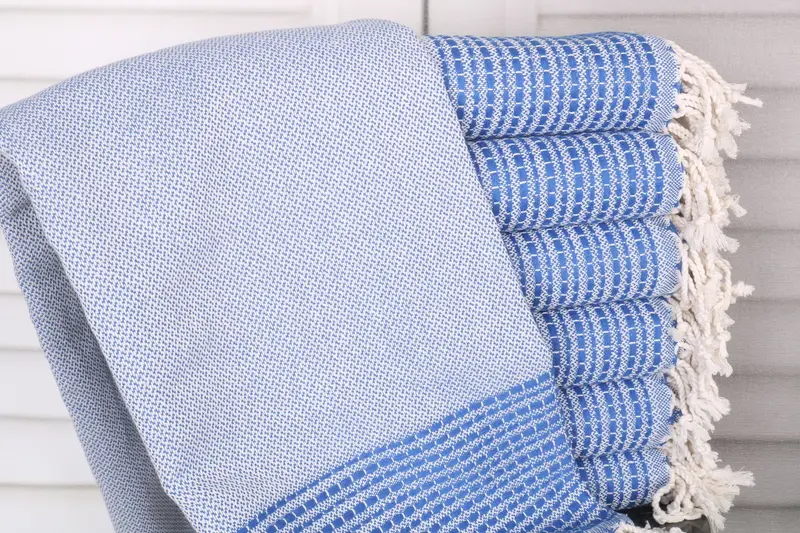 Organic Turkish towel, Absorbent towel, Home Decor Towel, Quick-Dry Beach Towel, 70x36 Cotton Striped Towel, Thin and lightweight Turkish peshtemal - 1