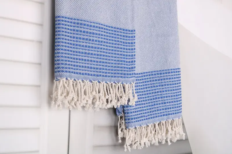 Organic Turkish towel, Absorbent towel, Home Decor Towel, Quick-Dry Beach Towel, 70x36 Cotton Striped Towel, Thin and lightweight Turkish peshtemal - 8