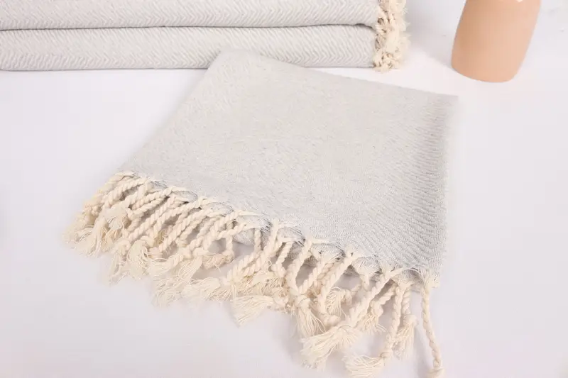 Monogrammed Turkish Towel, House Warming Gift, Travel Towel, Turkish Tea Towel, 40x20 Cotton Chevron Towel, Bridesmaid Gifts, Bathroom Towels - 5