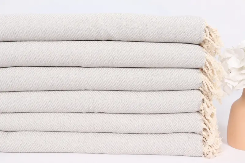 Monogrammed Turkish Towel, House Warming Gift, Travel Towel, Turkish Tea Towel, 40x20 Cotton Chevron Towel, Bridesmaid Gifts, Bathroom Towels - 3