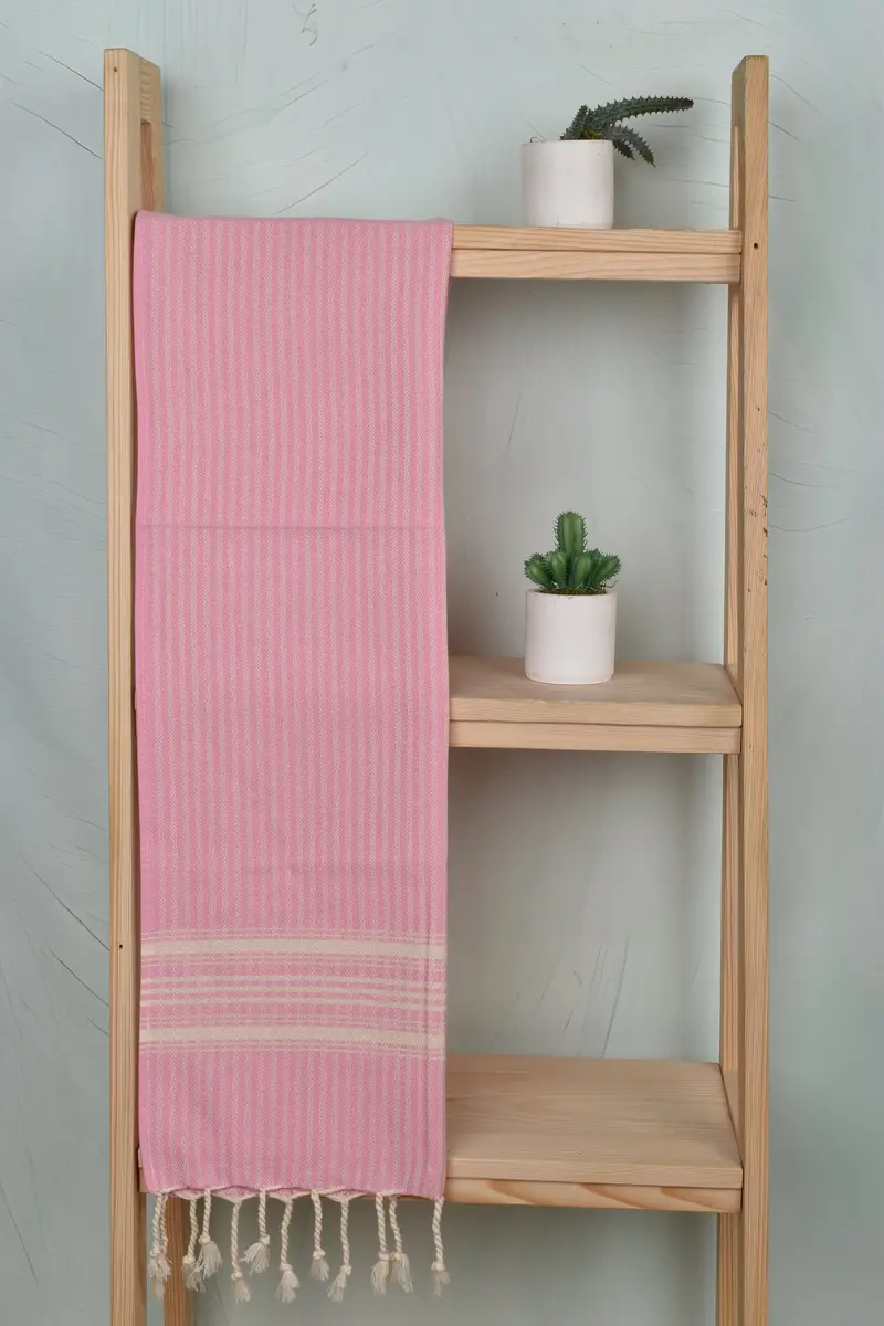 40x18 Pamuklu Çizgili Havlu, Küçük Banyo Havluları, Özel El Havlusu, Seyahat Havlu, Gelin için Bachelorette Partisi Hediyeleri, Hediye Havlusu, Türk El Havlusu - 8