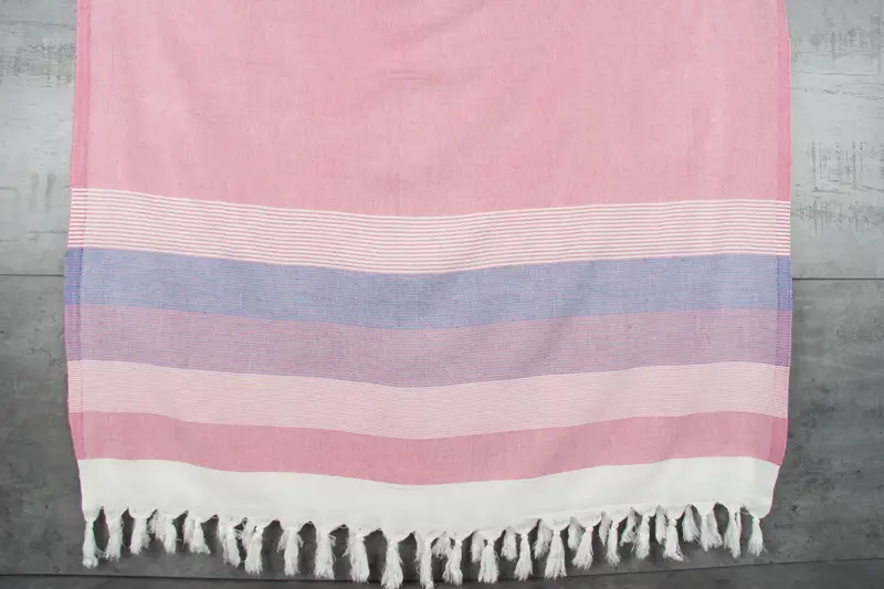 68x40 Cotton Striped Towel, Wedding Favors, Bridal Party Gifts, Bachelorette Party Gifts, Embroidered Beach Towel, Personalized Turkish Towel - 8