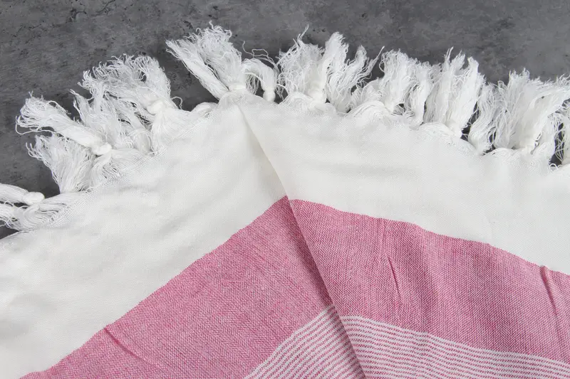 68x40 Cotton Striped Towel, Wedding Favors, Bridal Party Gifts, Bachelorette Party Gifts, Embroidered Beach Towel, Personalized Turkish Towel - 4
