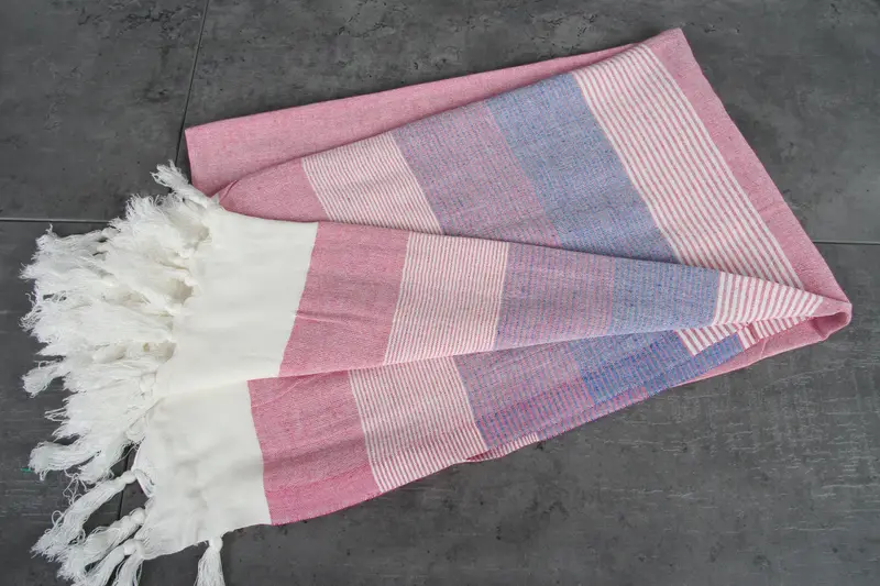 68x40 Cotton Striped Towel, Wedding Favors, Bridal Party Gifts, Bachelorette Party Gifts, Embroidered Beach Towel, Personalized Turkish Towel - 3