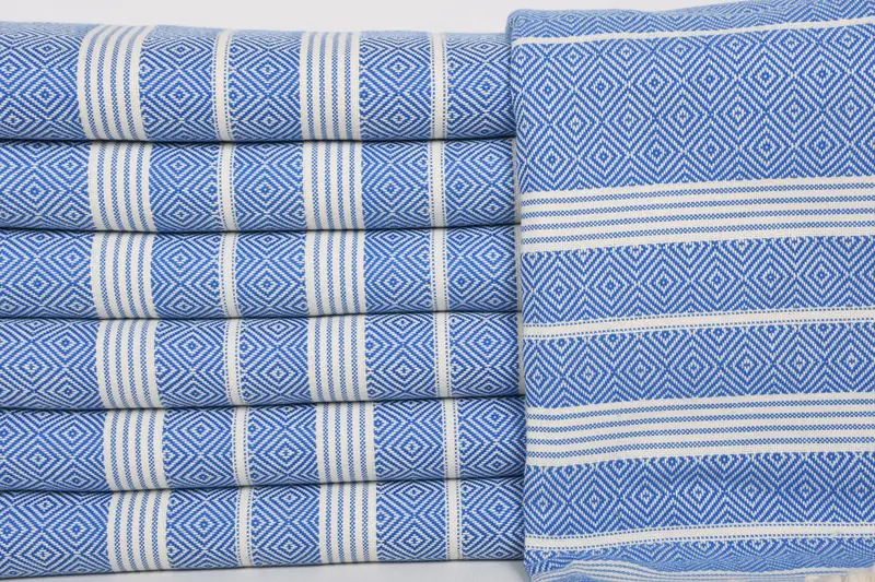 Monogram Turkish Towel, Organic Cotton Towel, Absorbent towel, 70x38 Cotton Diamond Towel, Valentines Day Gift Idea, Guest Towel, Bridal Shower Gift - 1